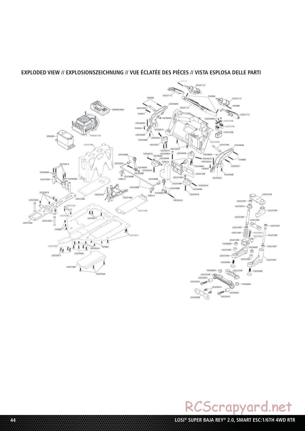 Team Losi - Super Baja Rey 2.0 Desert Truck - Manual - Page 18