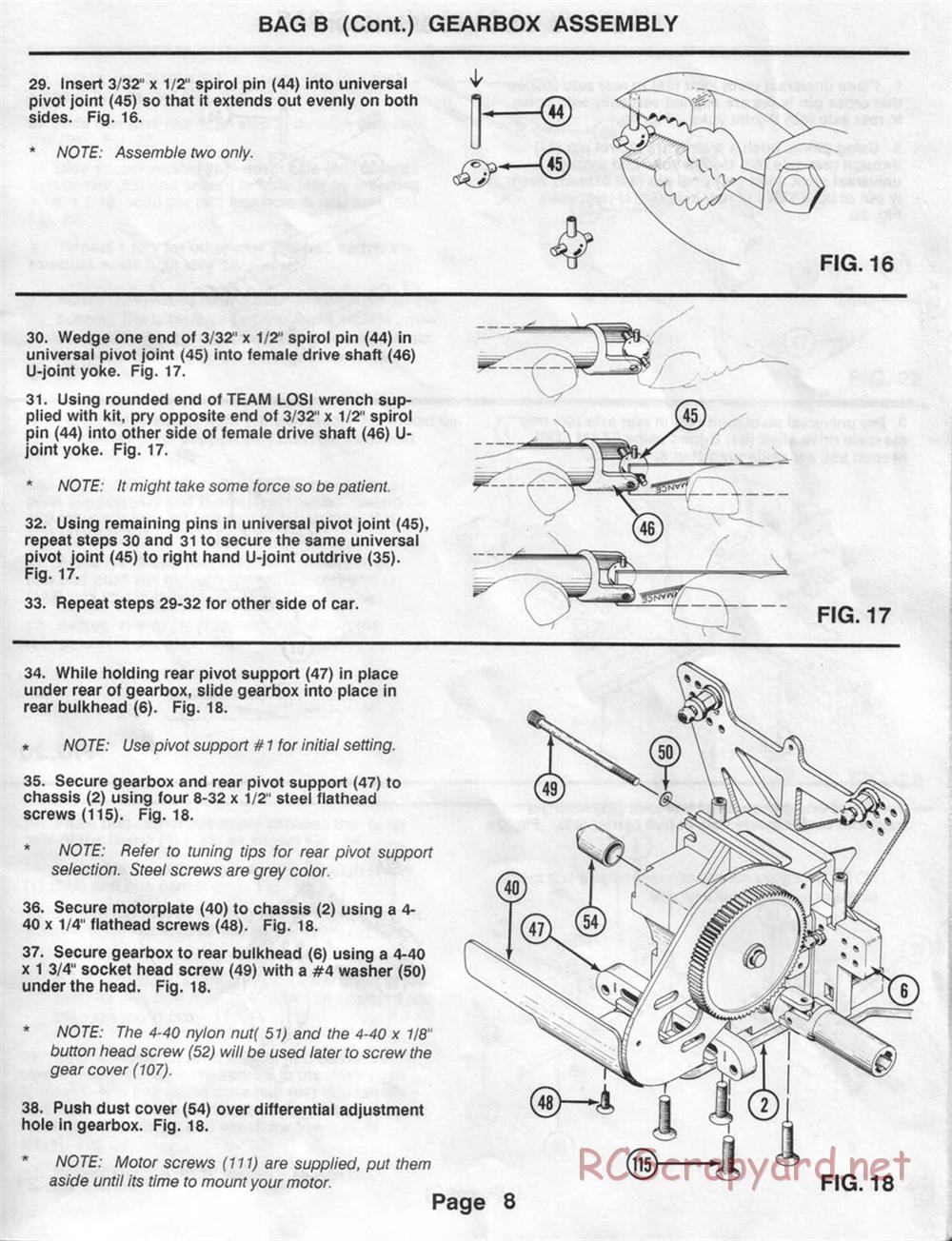 Team Losi - JRX Pro - Manual - Page 11