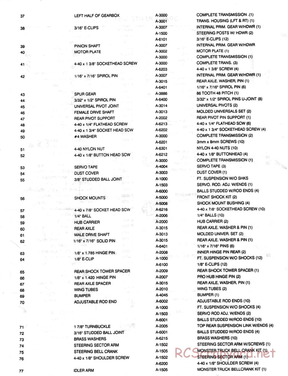 Team Losi - JRX Pro - Manual - Page 34