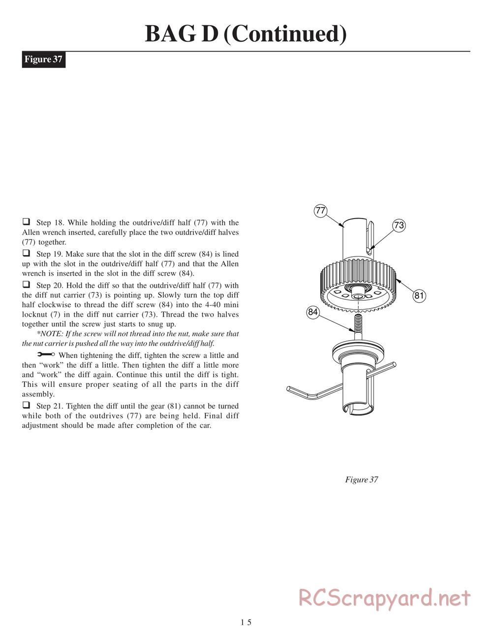 Team Losi - XXX-T Matt Francis Edition - Manual - Page 19