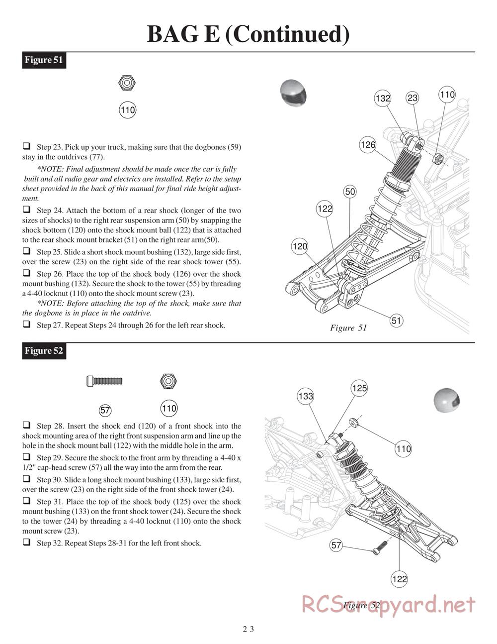 Team Losi - XXX-T Matt Francis Edition - Manual - Page 27