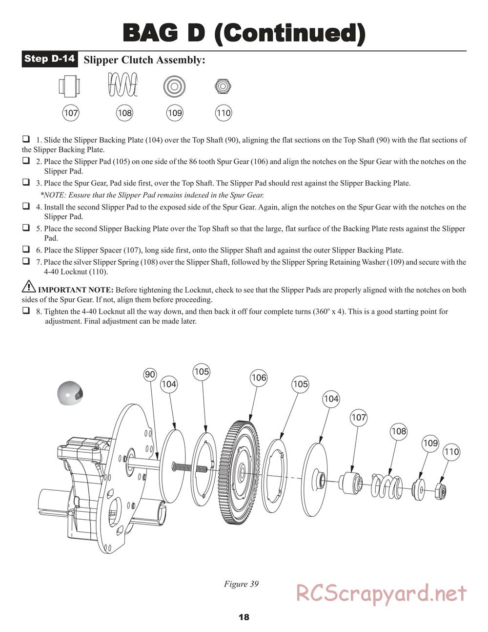 Team Losi - XXX-T MF2 - Manual - Page 24