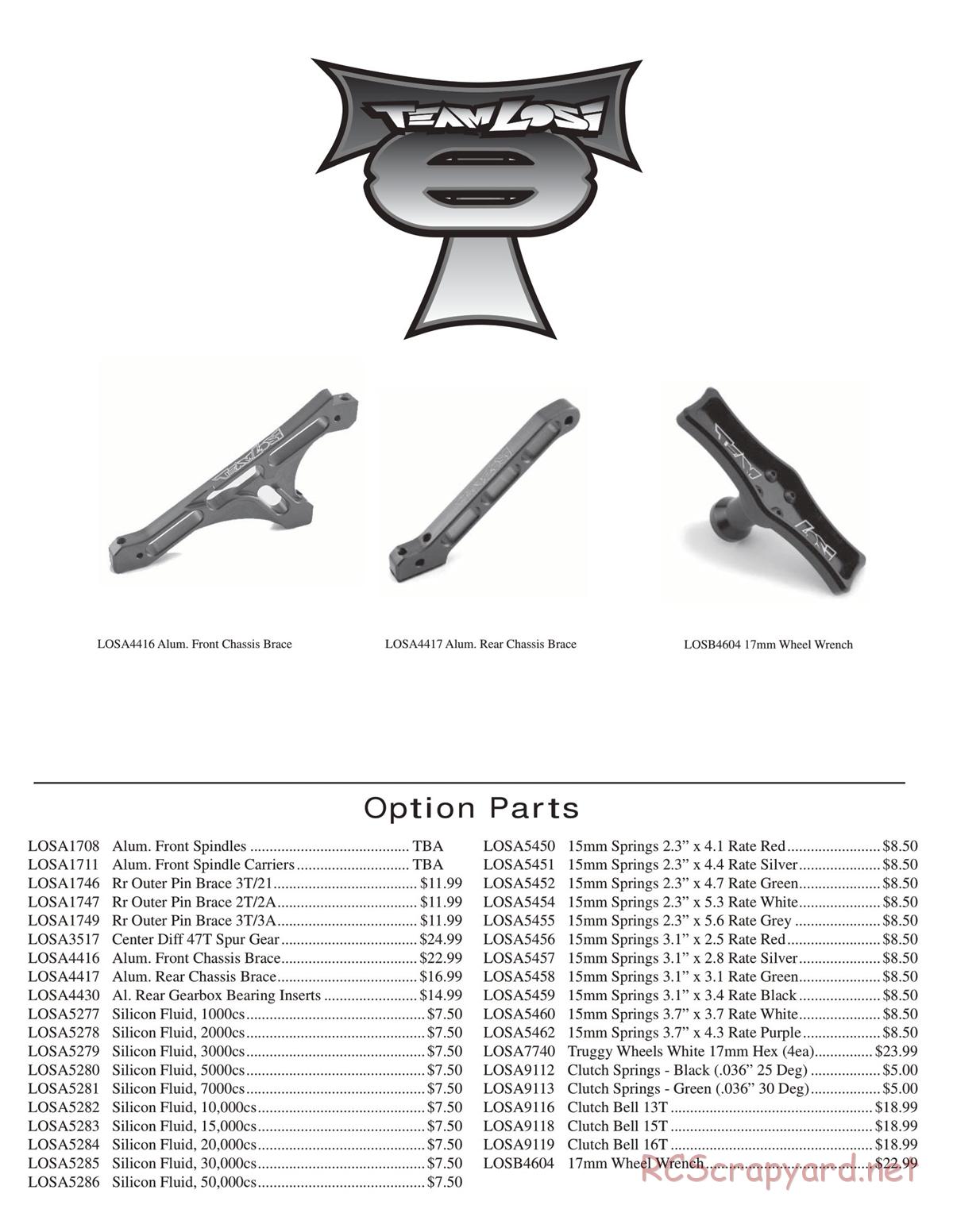 Team Losi - 8ight-T Race Roller - Manual - Page 5