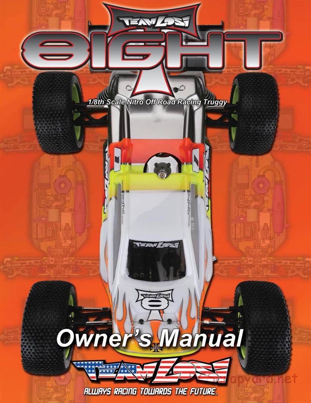 Team Losi - 8ight-T Race Roller - Manual - Page 1