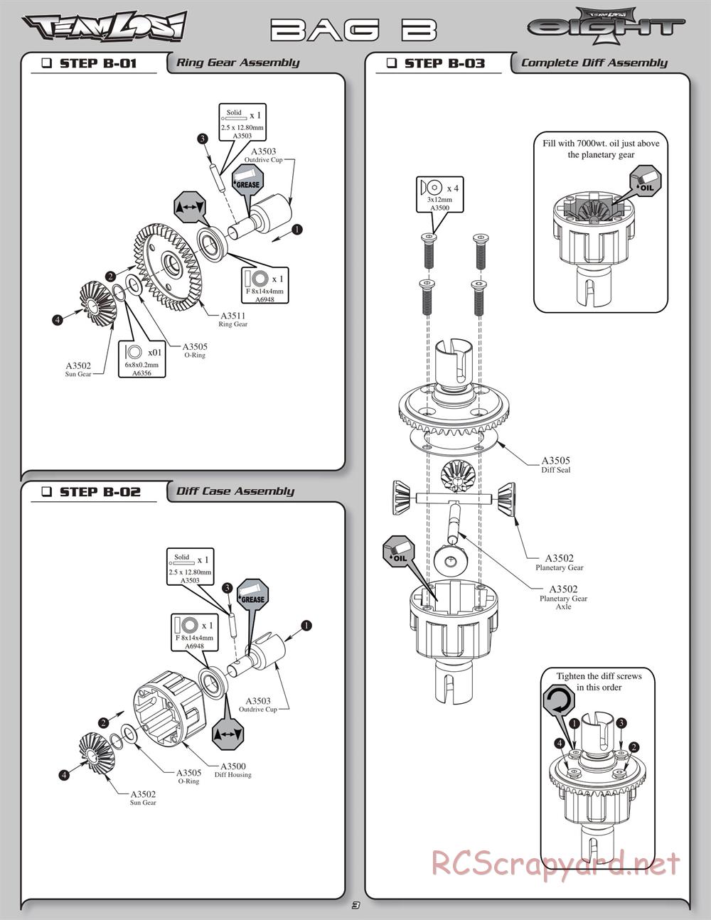 Team Losi - 8ight-T Race Roller - Manual - Page 7