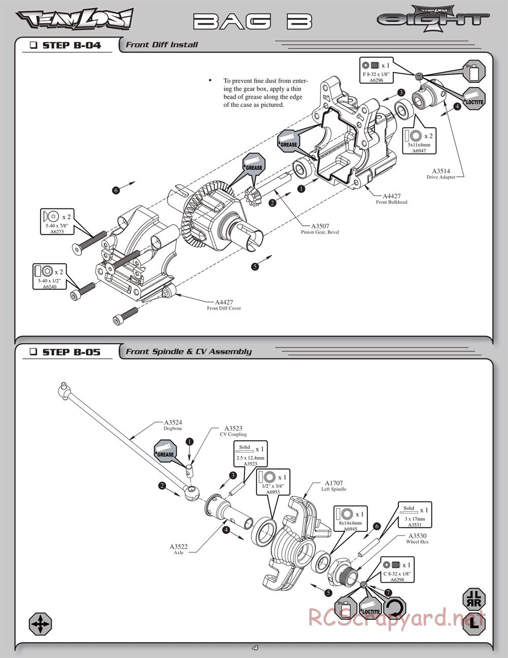 Team Losi - 8ight-T Race Roller - Manual - Page 8