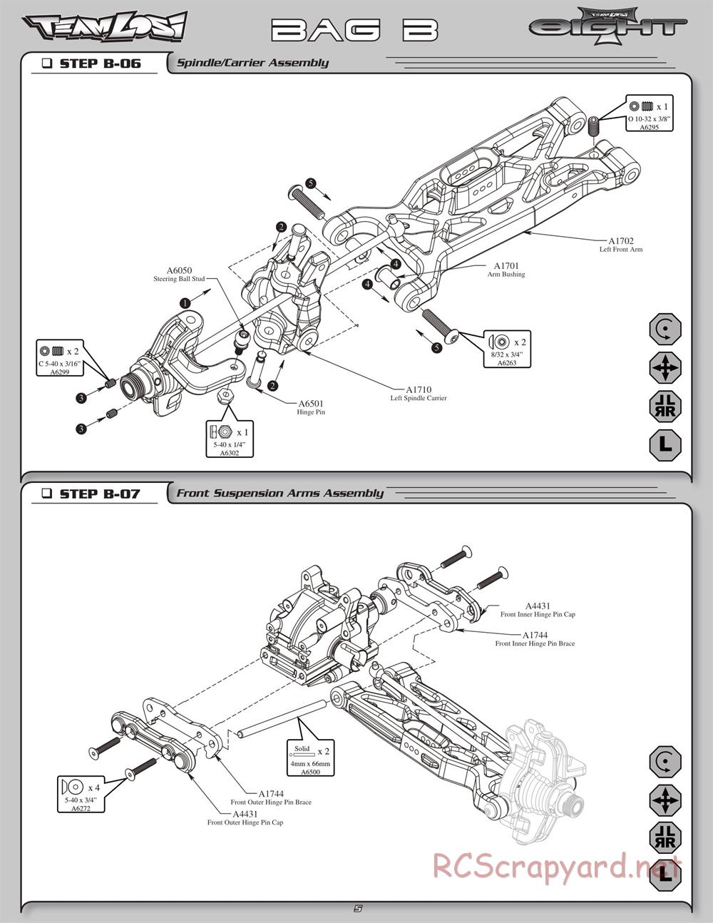 Team Losi - 8ight-T Race Roller - Manual - Page 9