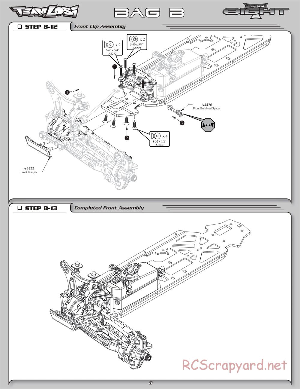 Team Losi - 8ight-T Race Roller - Manual - Page 12