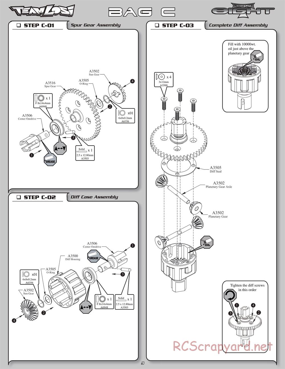 Team Losi - 8ight-T Race Roller - Manual - Page 13