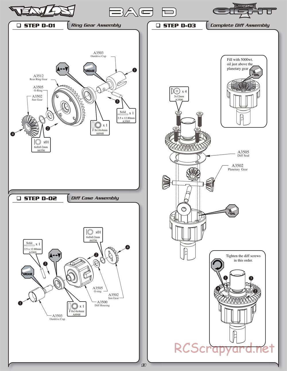 Team Losi - 8ight-T Race Roller - Manual - Page 17