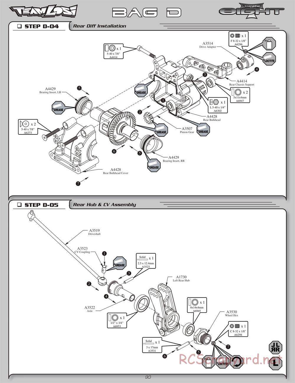 Team Losi - 8ight-T Race Roller - Manual - Page 18