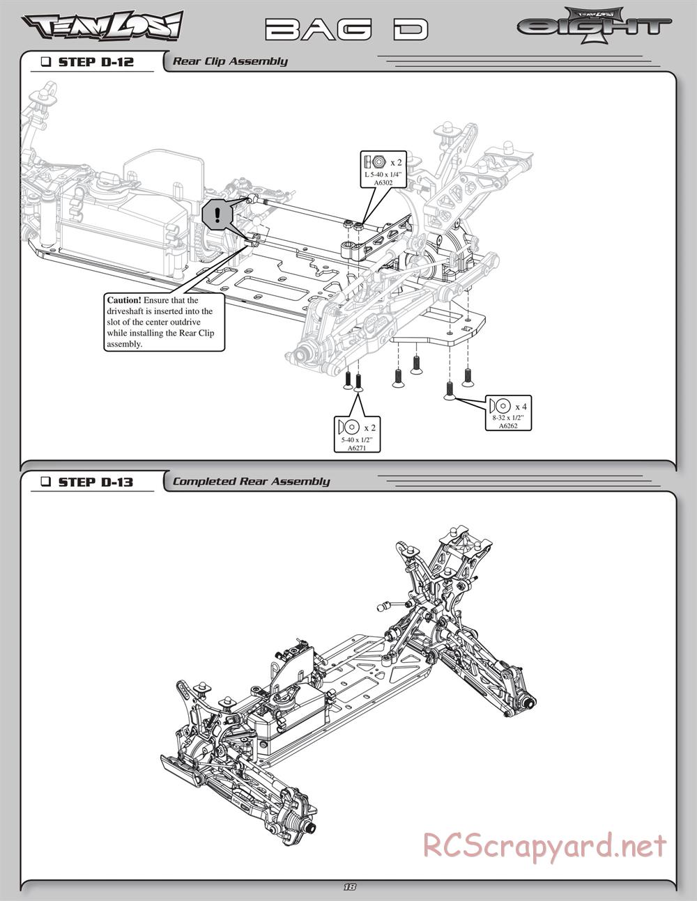 Team Losi - 8ight-T Race Roller - Manual - Page 22
