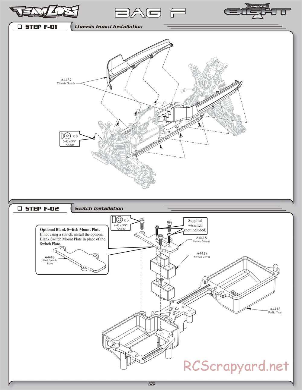 Team Losi - 8ight-T Race Roller - Manual - Page 26