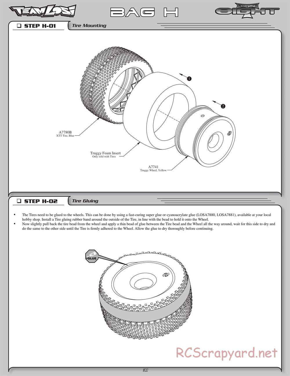 Team Losi - 8ight-T Race Roller - Manual - Page 35