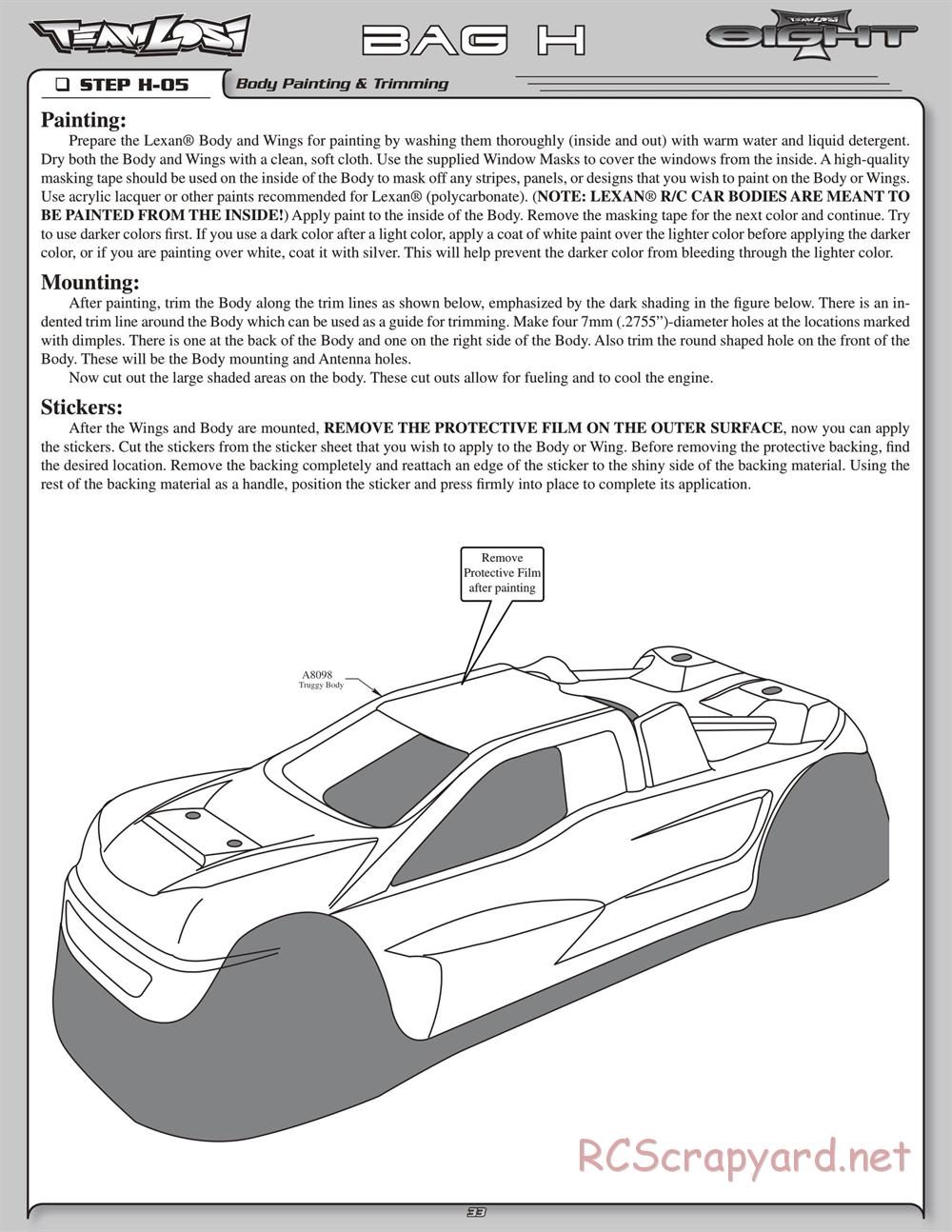 Team Losi - 8ight-T Race Roller - Manual - Page 37