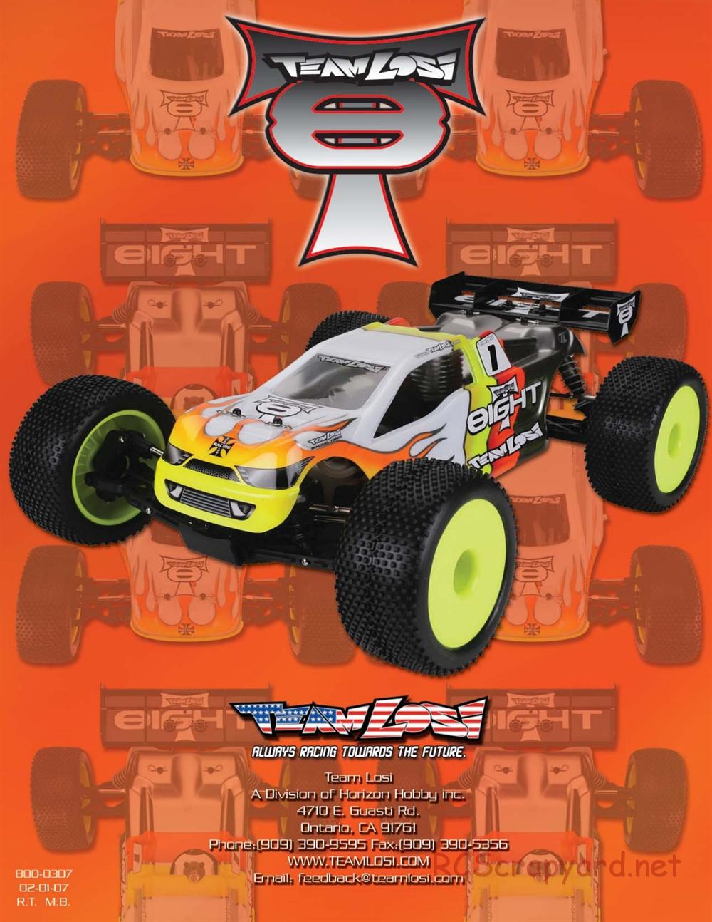 Team Losi - 8ight-T Race Roller - Manual - Page 46