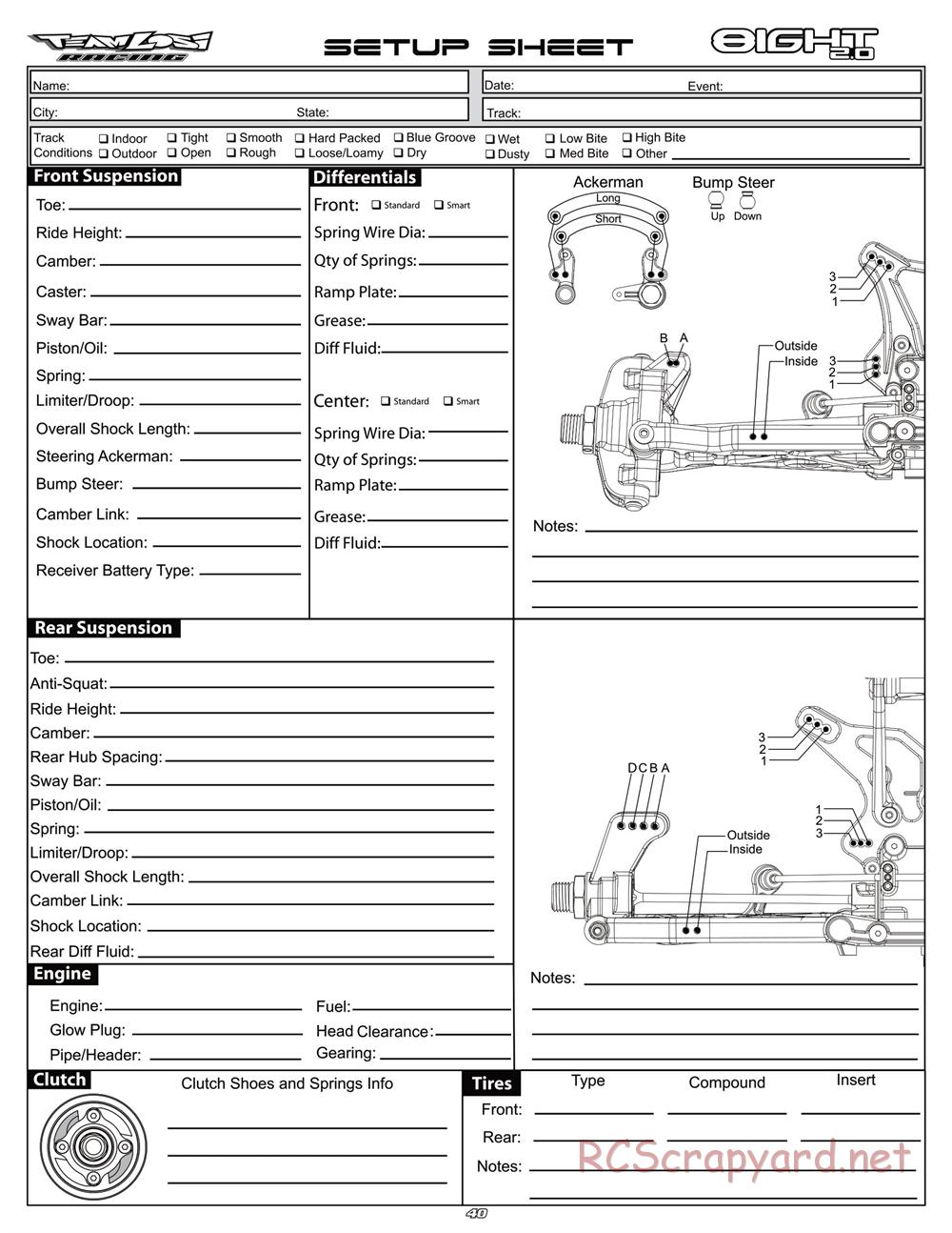Team Losi - 8ight 2.0 - Manual - Page 5