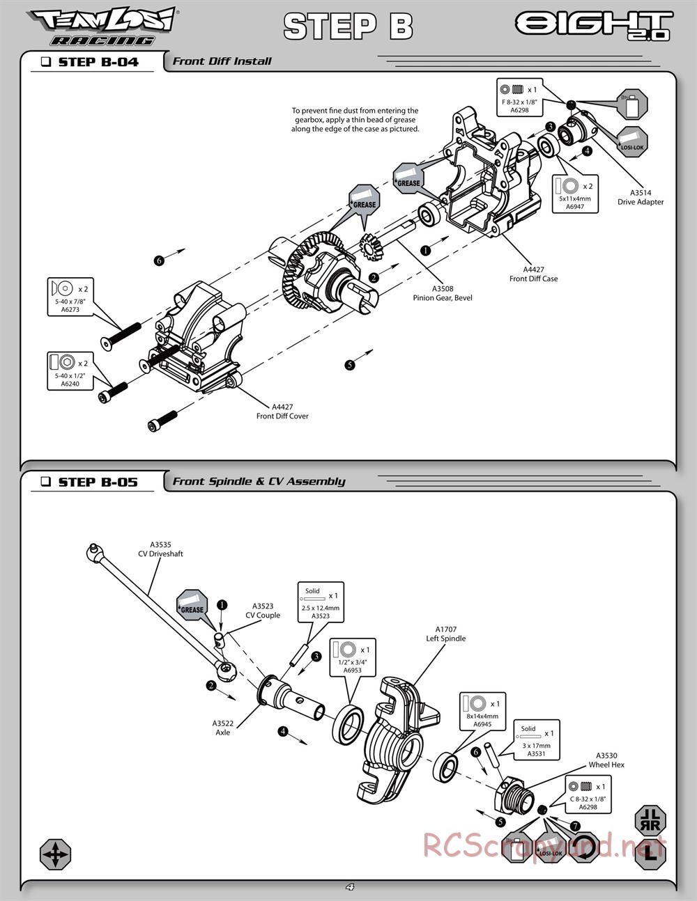 Team Losi - 8ight 2.0 - Manual - Page 11