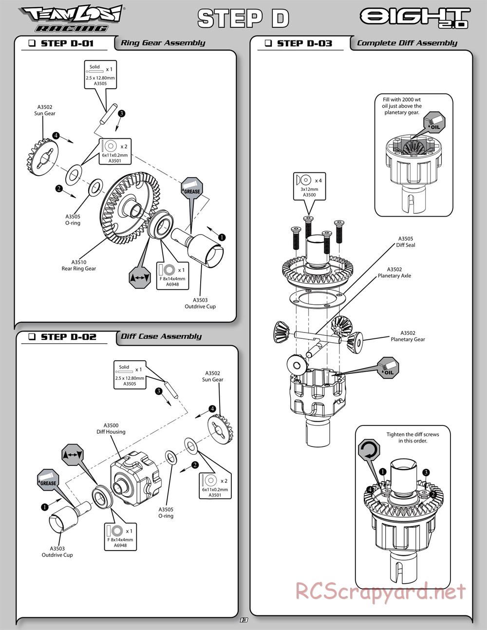 Team Losi - 8ight 2.0 - Manual - Page 20