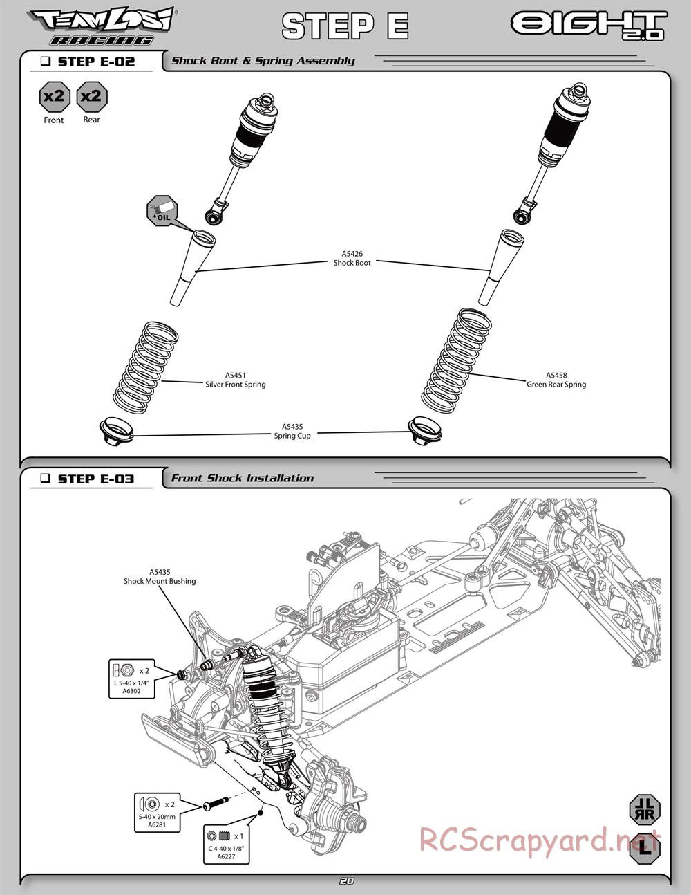 Team Losi - 8ight 2.0 - Manual - Page 27