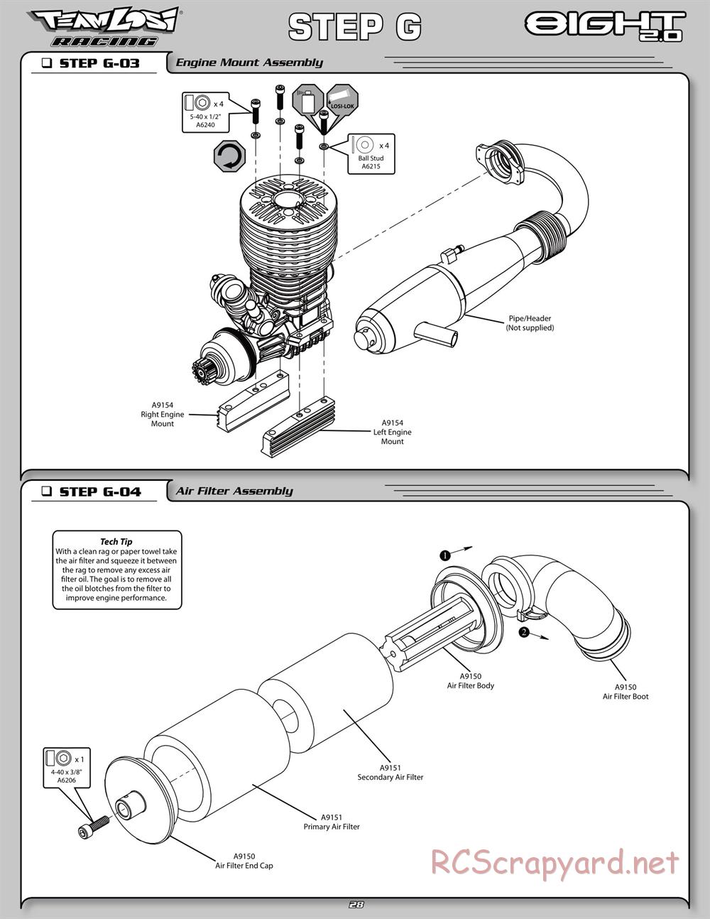 Team Losi - 8ight 2.0 - Manual - Page 35