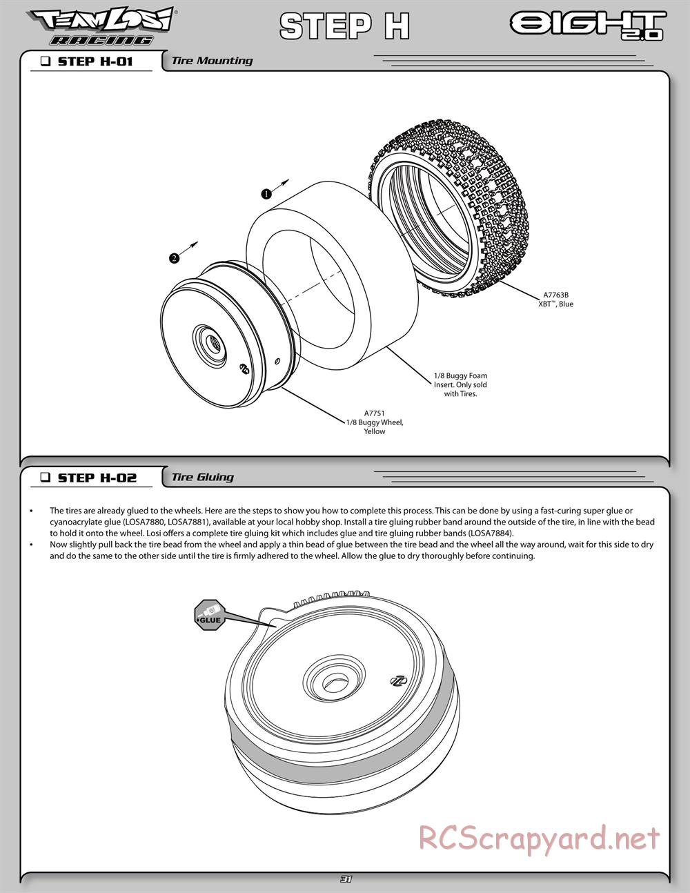 Team Losi - 8ight 2.0 - Manual - Page 38