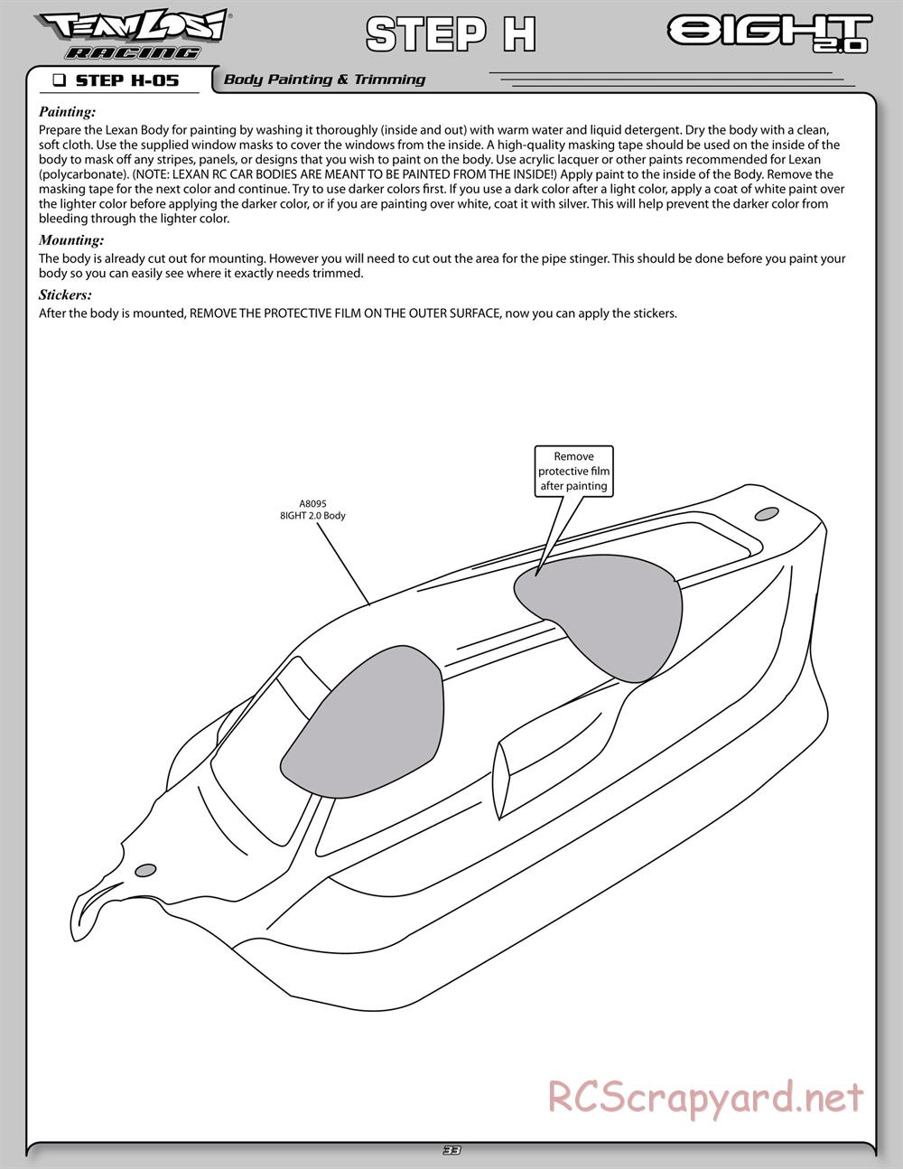 Team Losi - 8ight 2.0 - Manual - Page 40