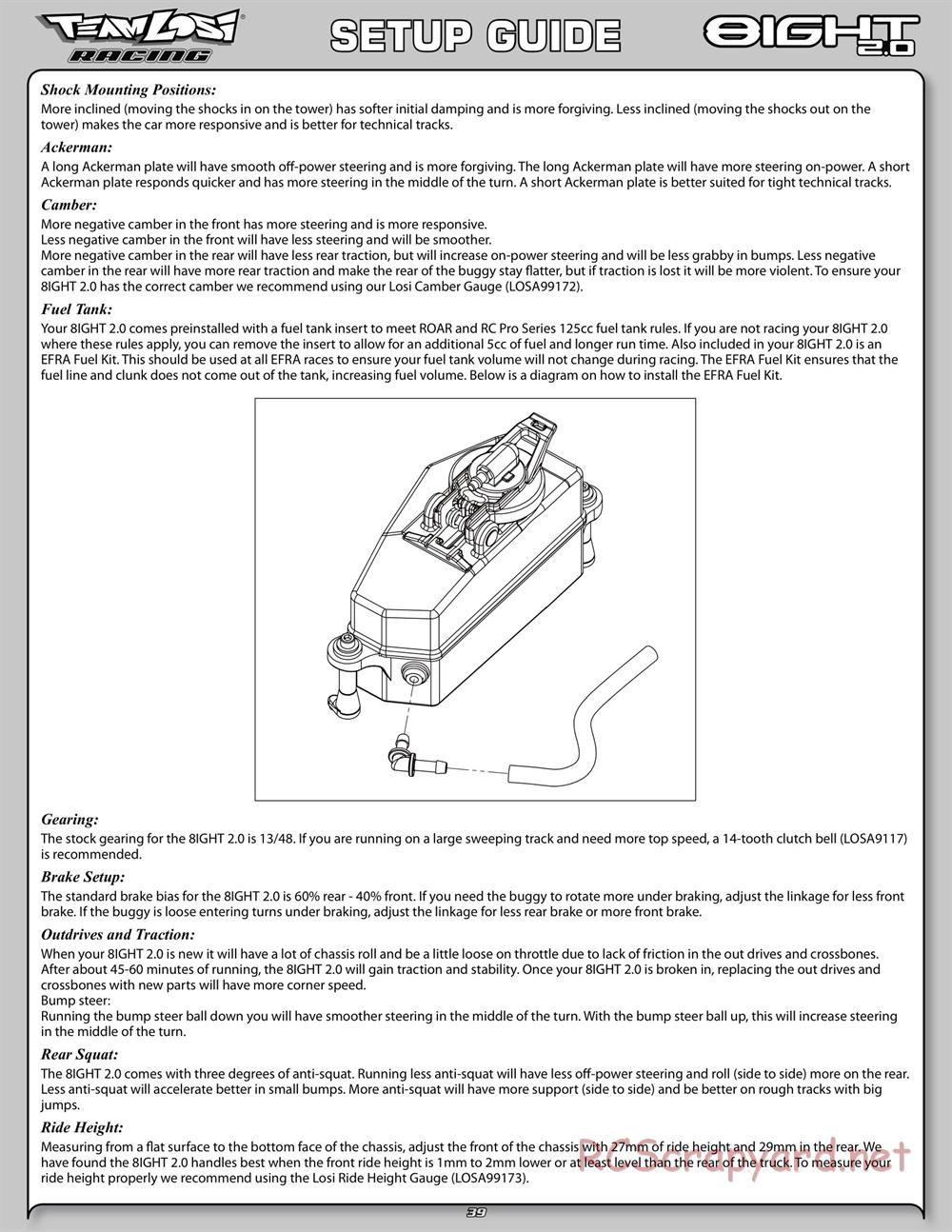 Team Losi - 8ight 2.0 - Manual - Page 46