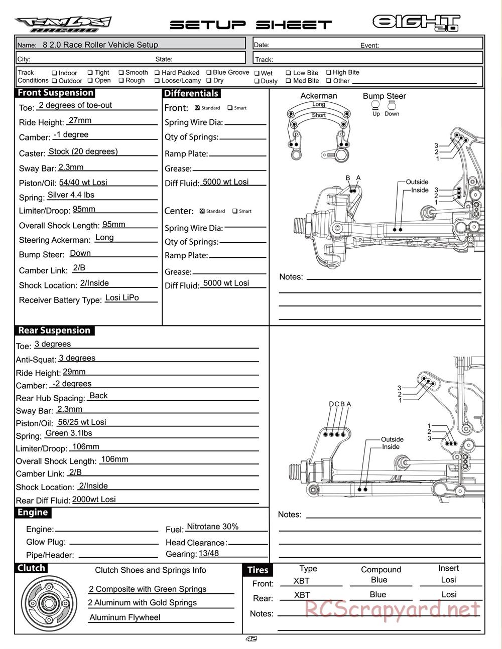 Team Losi - 8ight 2.0 - Manual - Page 47