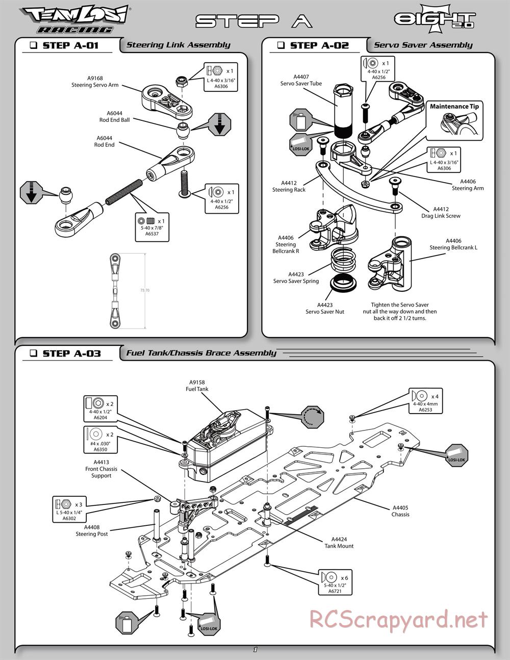 Team Losi - 8ight-T 2.0 Race Roller - Manual - Page 6