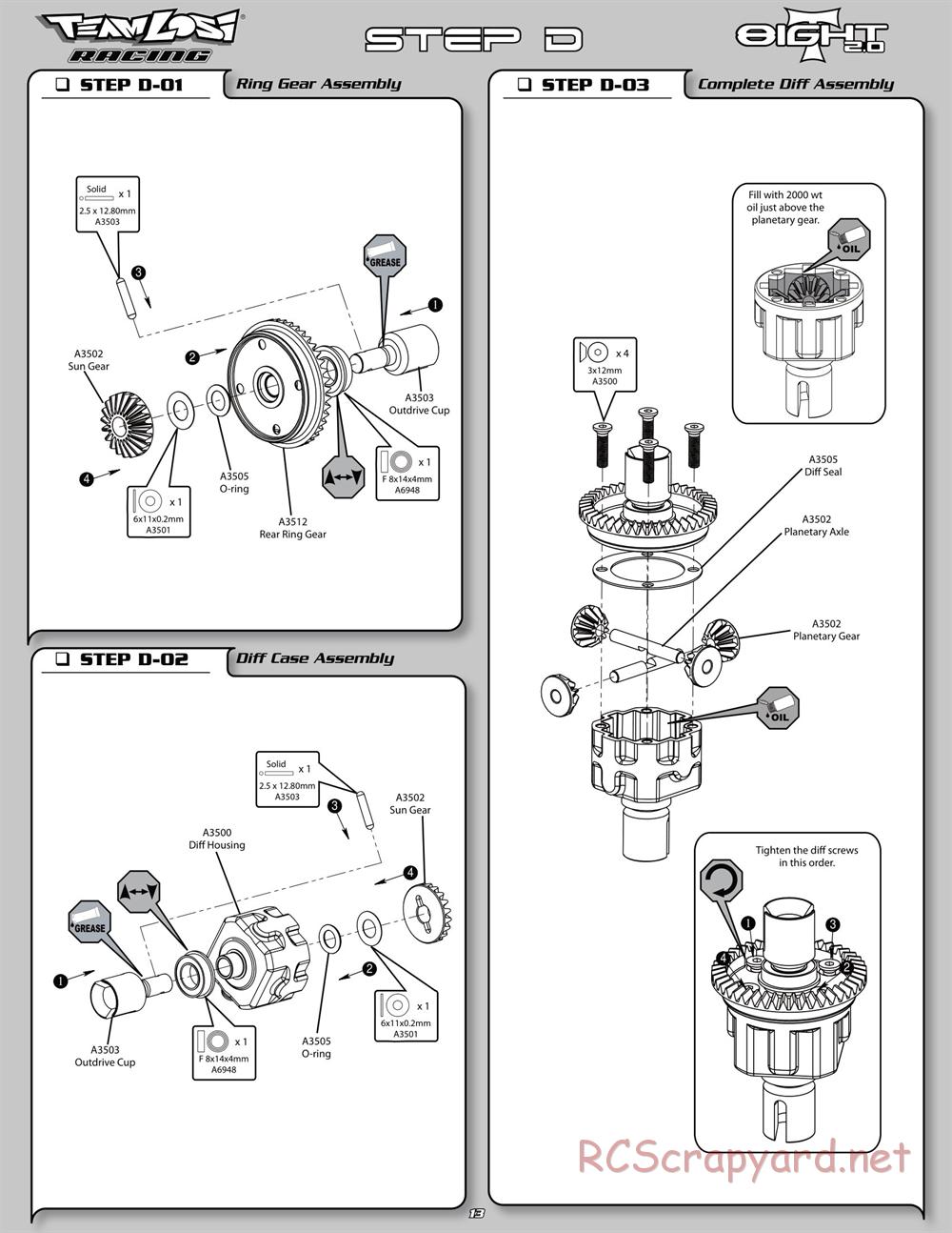 Team Losi - 8ight-T 2.0 Race Roller - Manual - Page 18