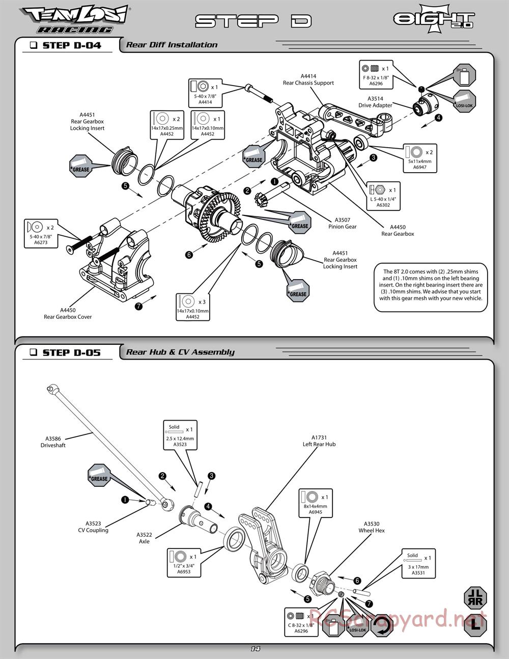 Team Losi - 8ight-T 2.0 Race Roller - Manual - Page 19