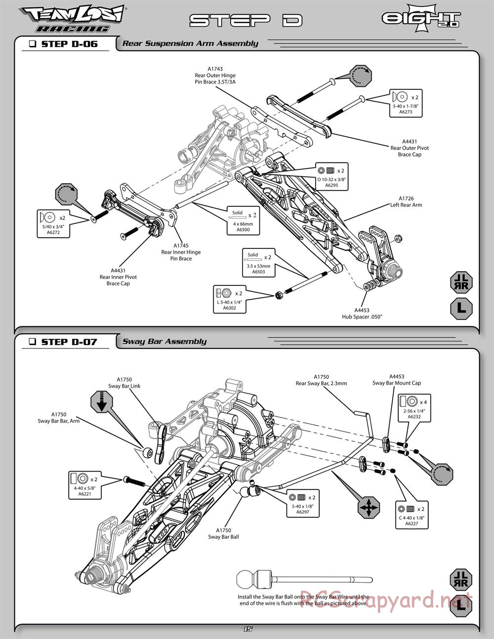 Team Losi - 8ight-T 2.0 Race Roller - Manual - Page 20