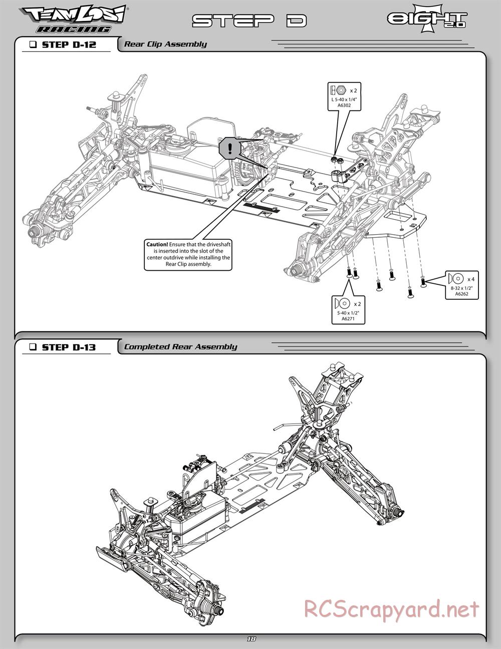 Team Losi - 8ight-T 2.0 Race Roller - Manual - Page 23