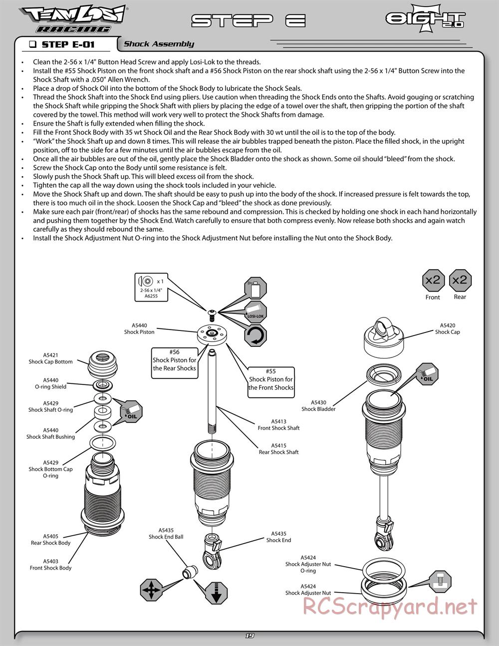 Team Losi - 8ight-T 2.0 Race Roller - Manual - Page 24