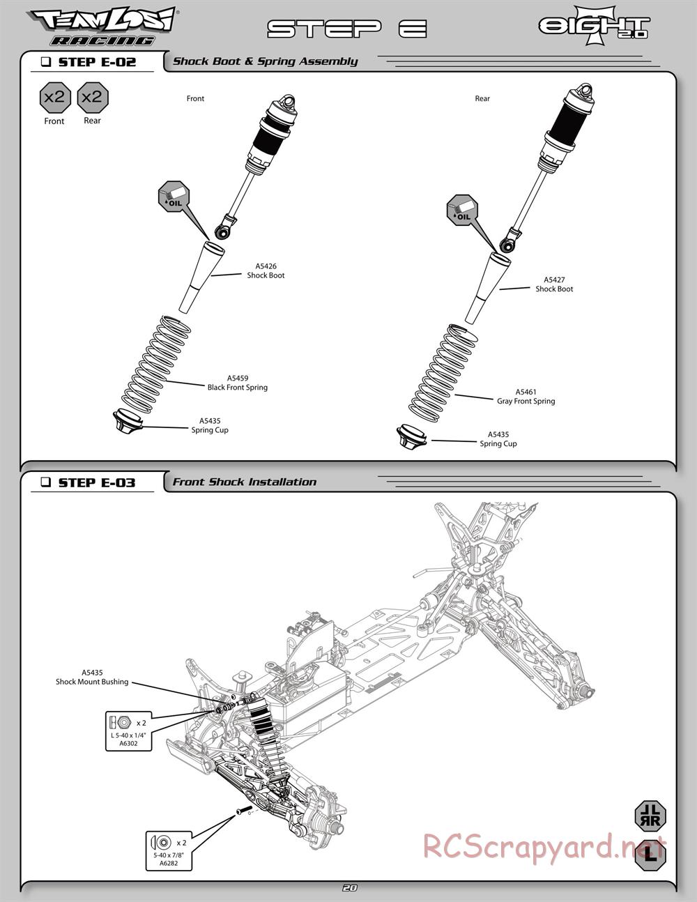 Team Losi - 8ight-T 2.0 Race Roller - Manual - Page 25