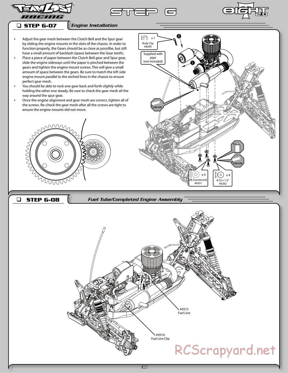 Team Losi - 8ight-T 2.0 Race Roller - Manual - Page 35