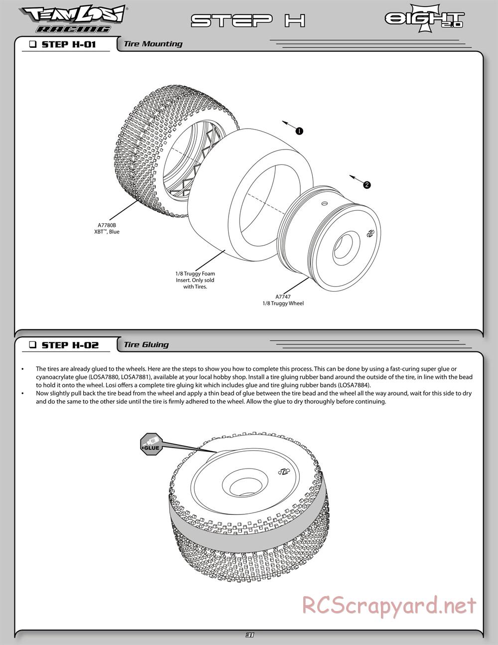 Team Losi - 8ight-T 2.0 Race Roller - Manual - Page 36