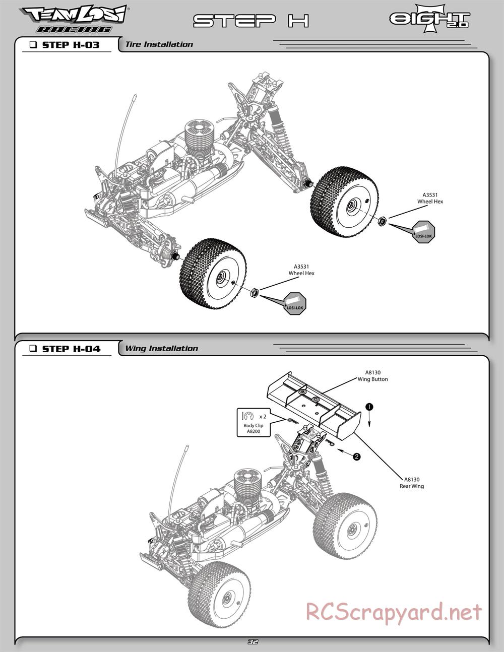 Team Losi - 8ight-T 2.0 Race Roller - Manual - Page 37