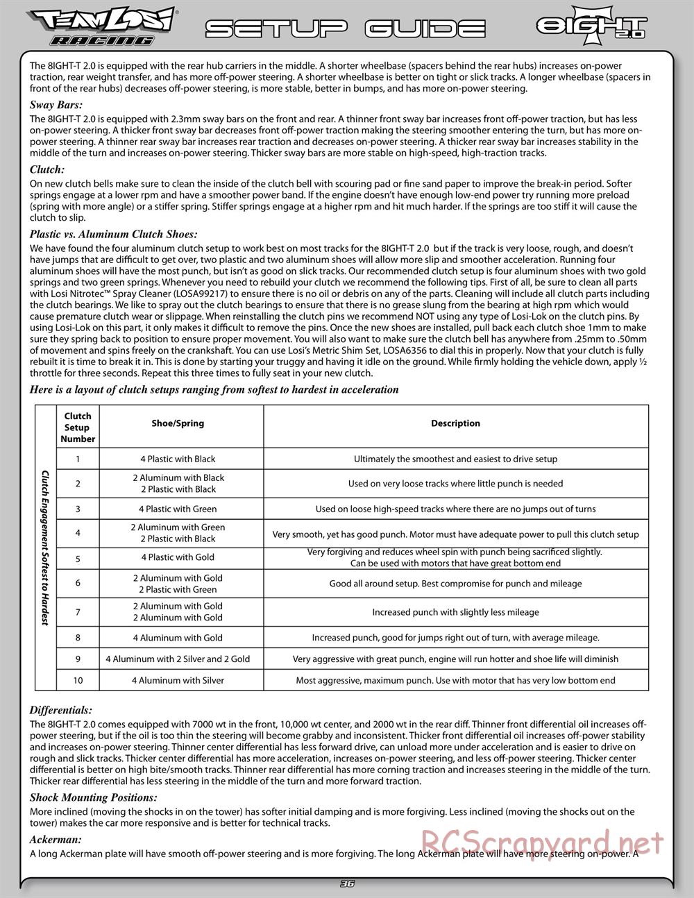 Team Losi - 8ight-T 2.0 Race Roller - Manual - Page 41