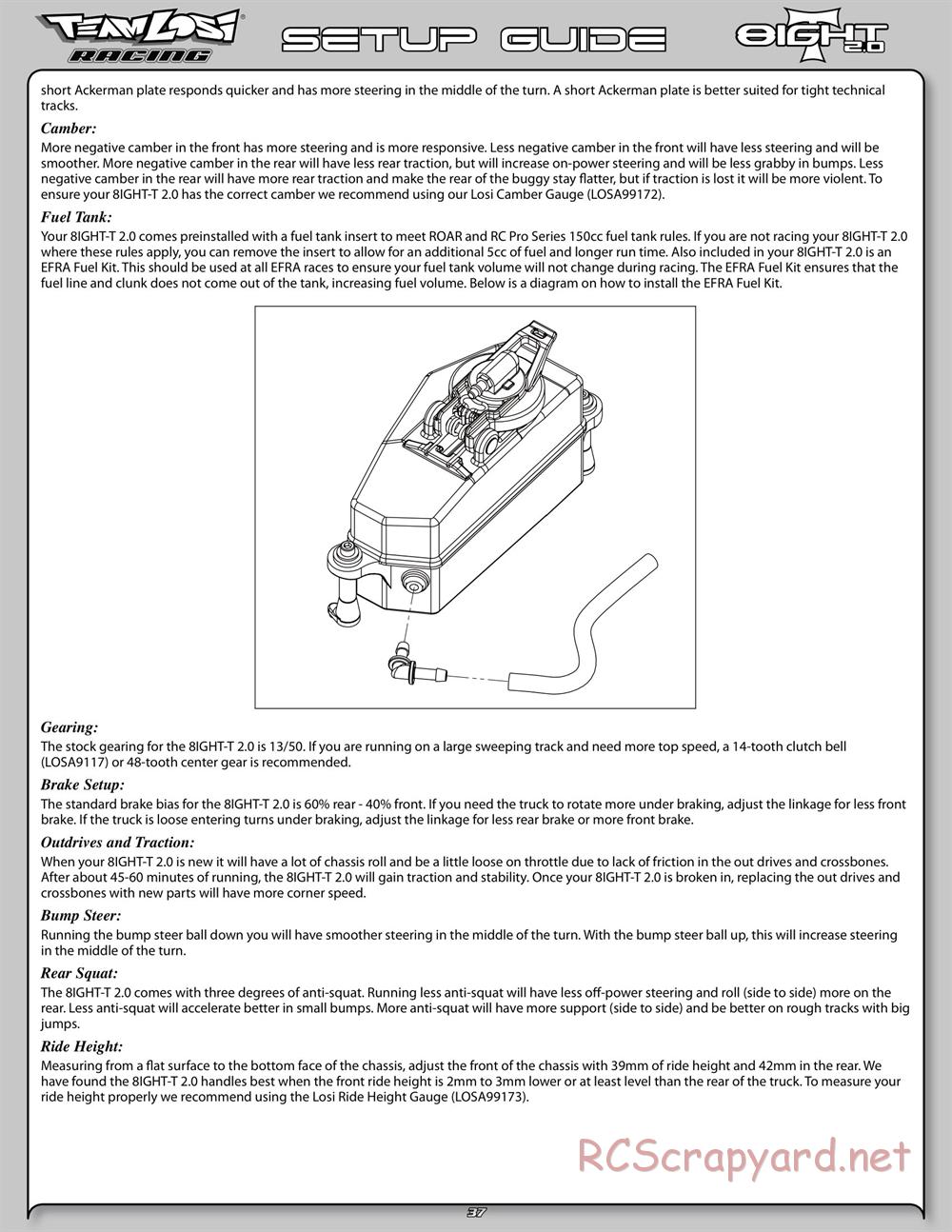 Team Losi - 8ight-T 2.0 Race Roller - Manual - Page 42