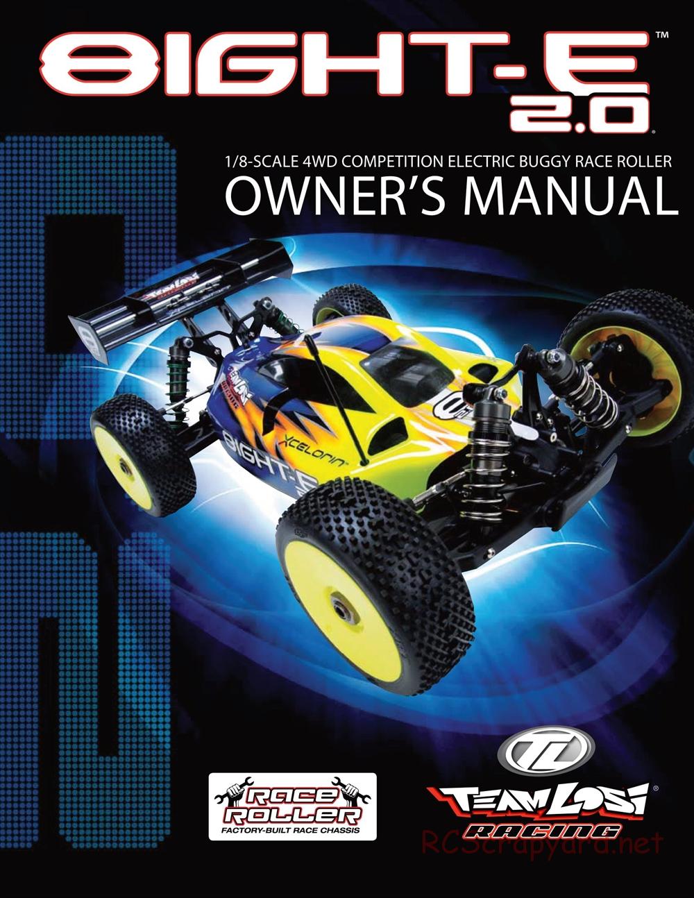 Team Losi - 8ight-E 2.0 Race Roller - Manual - Page 3