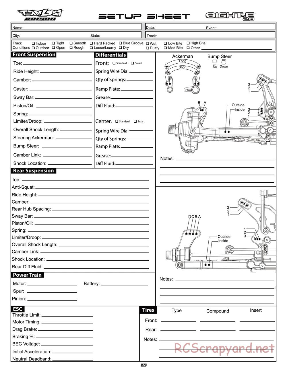 Team Losi - 8ight-E 2.0 Race Roller - Manual - Page 5