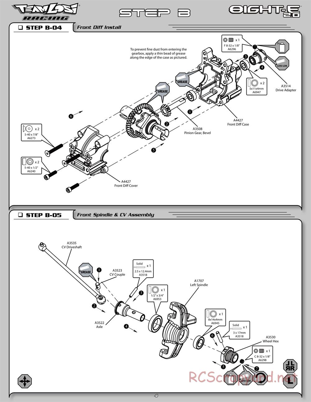 Team Losi - 8ight-E 2.0 Race Roller - Manual - Page 11