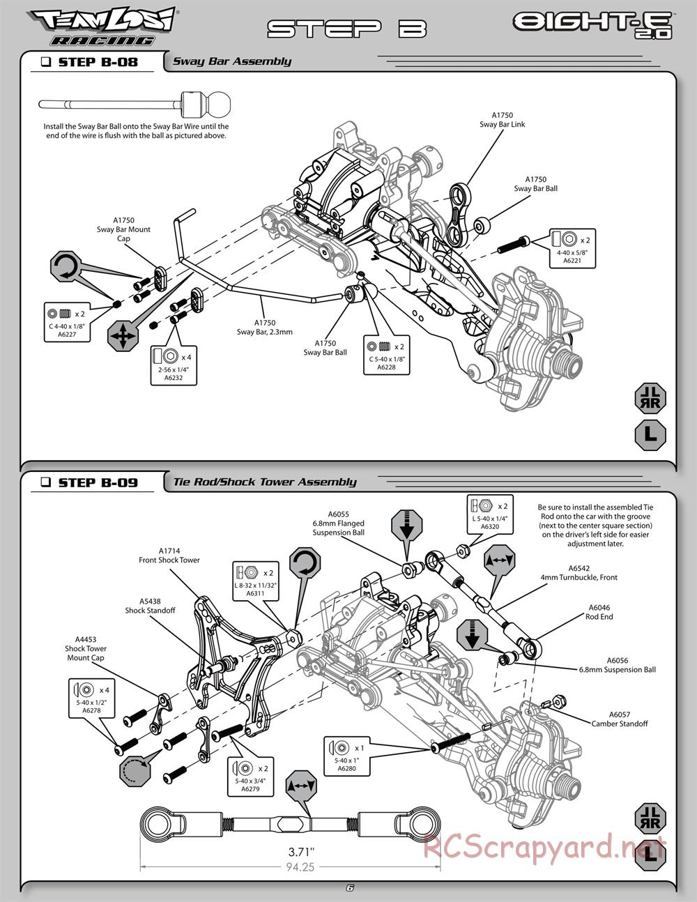 Team Losi - 8ight-E 2.0 Race Roller - Manual - Page 13