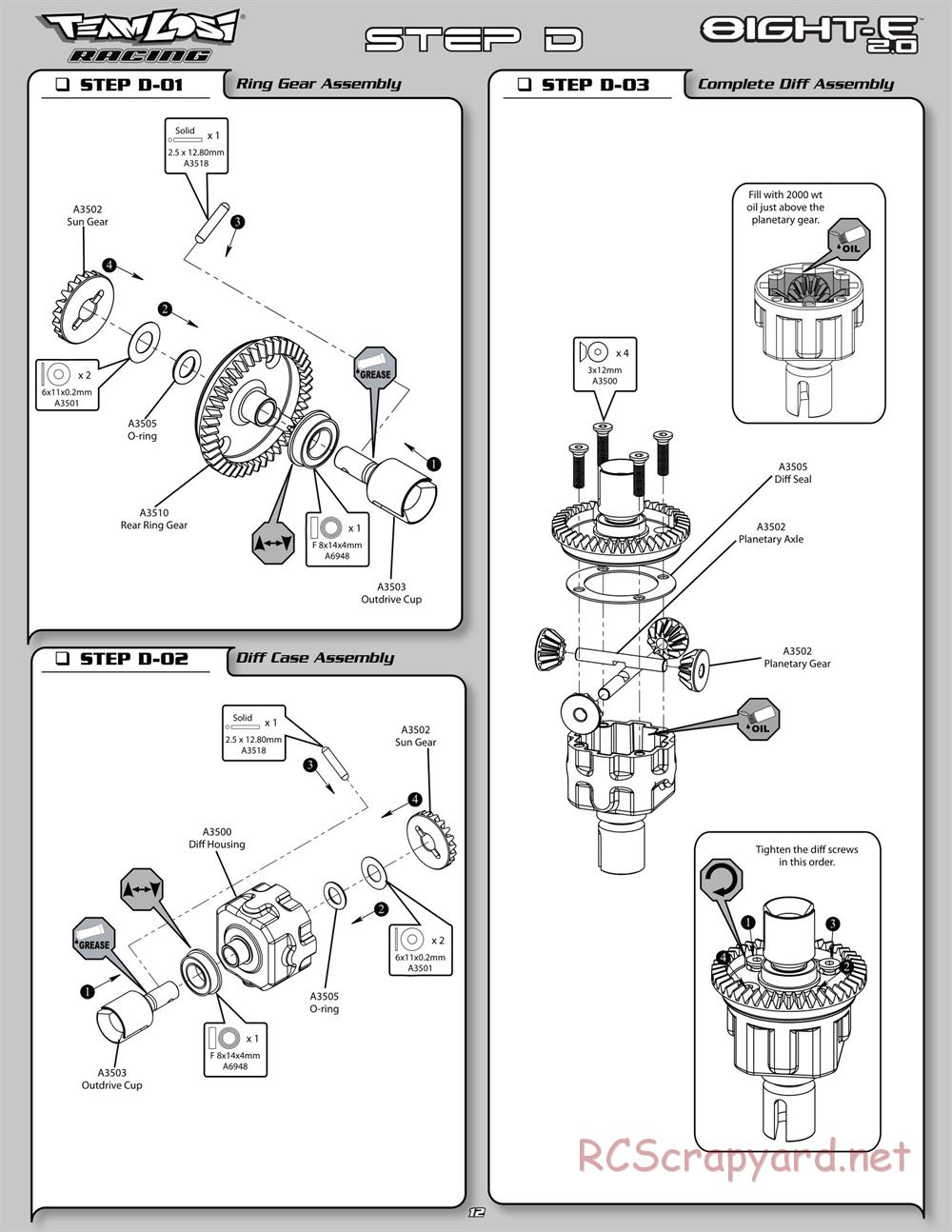 Team Losi - 8ight-E 2.0 Race Roller - Manual - Page 19