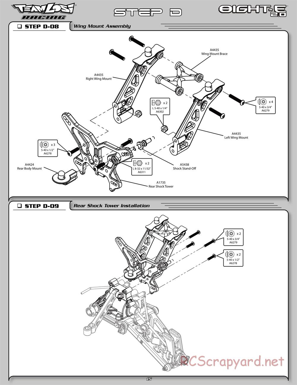 Team Losi - 8ight-E 2.0 Race Roller - Manual - Page 22