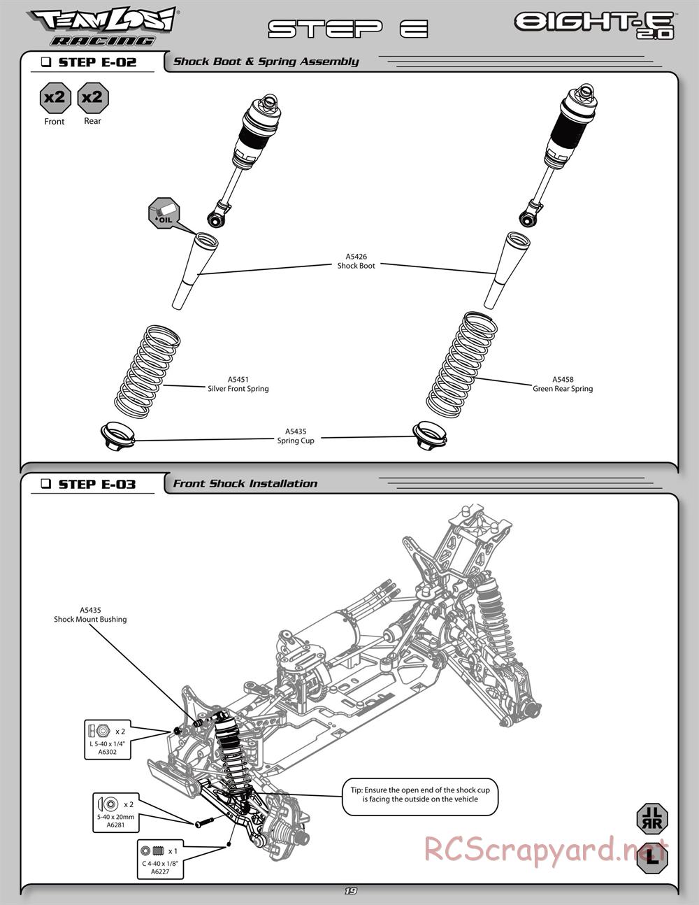 Team Losi - 8ight-E 2.0 Race Roller - Manual - Page 26