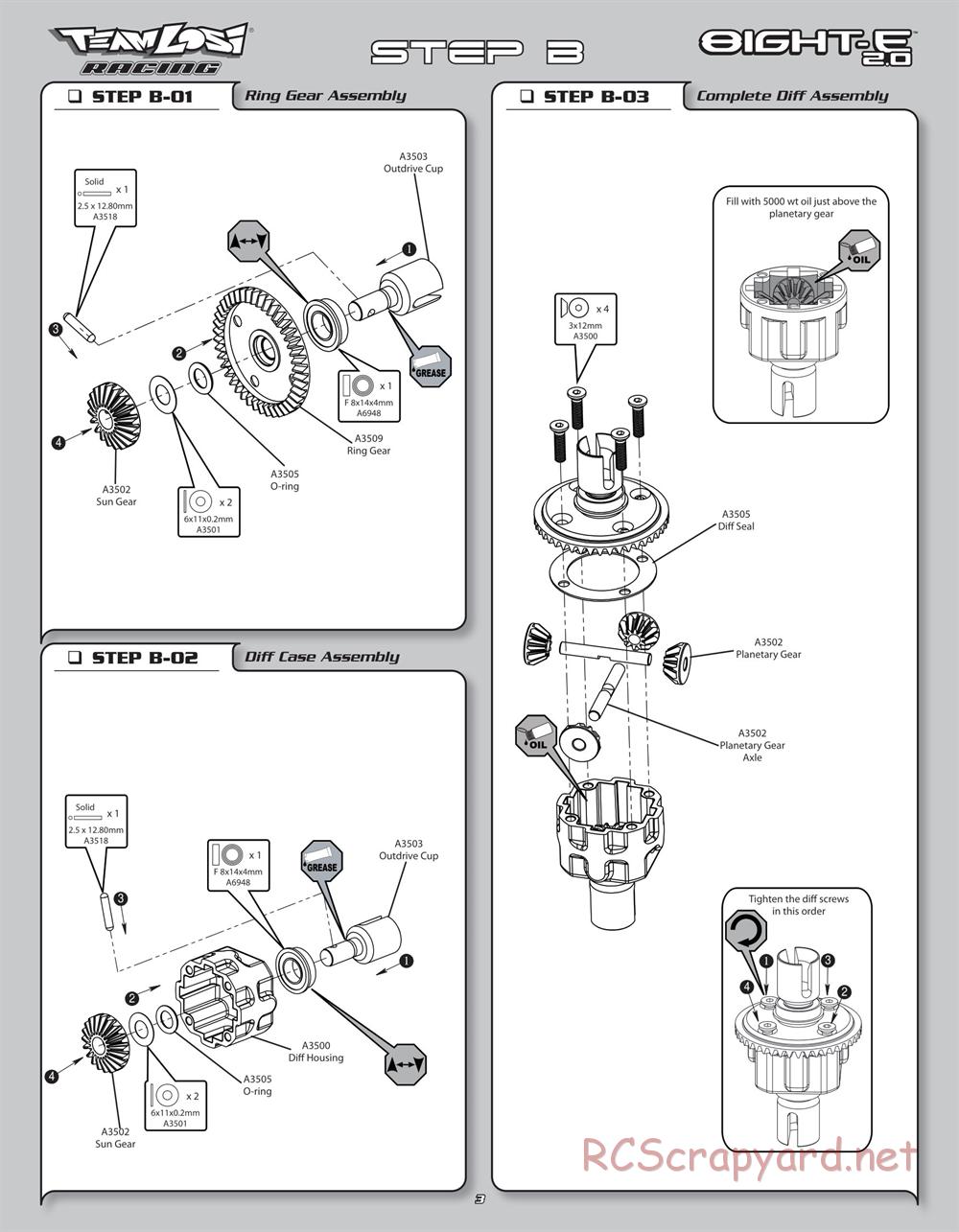 Team Losi - 8ight-E 2.0 Race Roller - Manual - Page 6