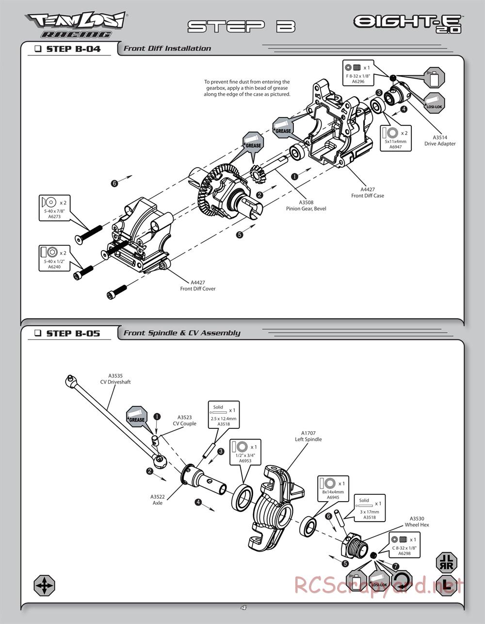 Team Losi - 8ight-E 2.0 Race Roller - Manual - Page 7